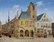 Pieter Jansz Saenredam The old town hall of Amsterdam. oil painting